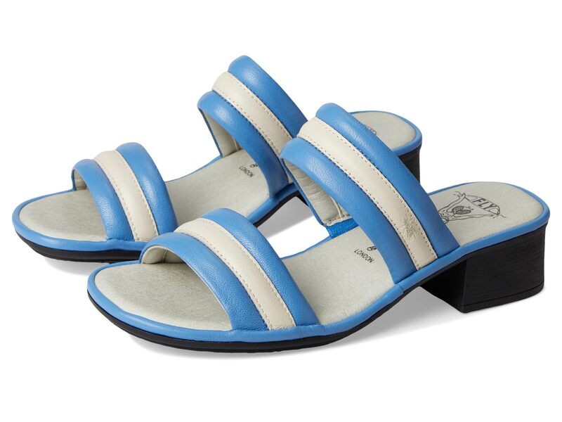フライロンドン レディース シューズ ヒール FLY LONDON EITY580FLY Blue/Off-White オフホワイト
