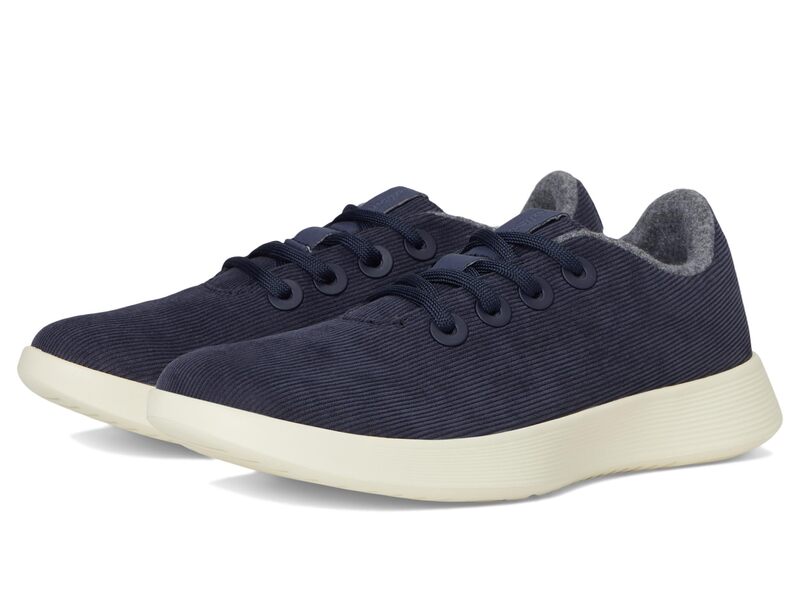 オールバーズ レディース シューズ スニーカー コール天 Allbirds Runner NZ Corduroy Dark Navy (stony Cream) 皮膚軟化剤 靴-スニーカー