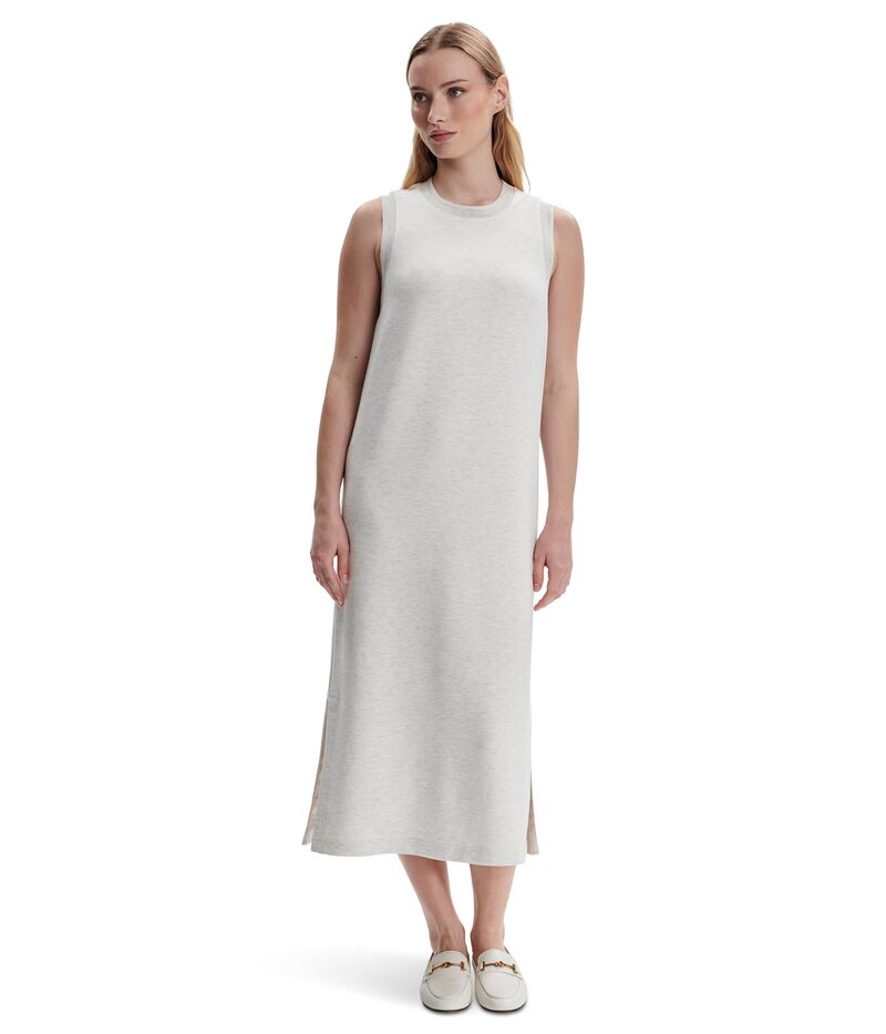 バーレイ レディース トップス ワンピース ミディ Varley Beatrice Midi Dress Ivory Marl アイボリー|ReVida 店
