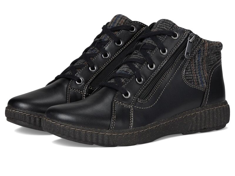 クラークス レディース シューズ ブーツ・レインブーツ Clarks Caroline Spice Black Leather ブラック