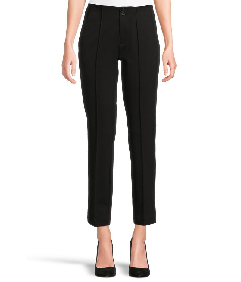 リヴァプール ロサンゼルス レディース ボトムス カジュアルパンツ Liverpoolos Angeles Mid-Rise Double Button Trouser Black ブラック