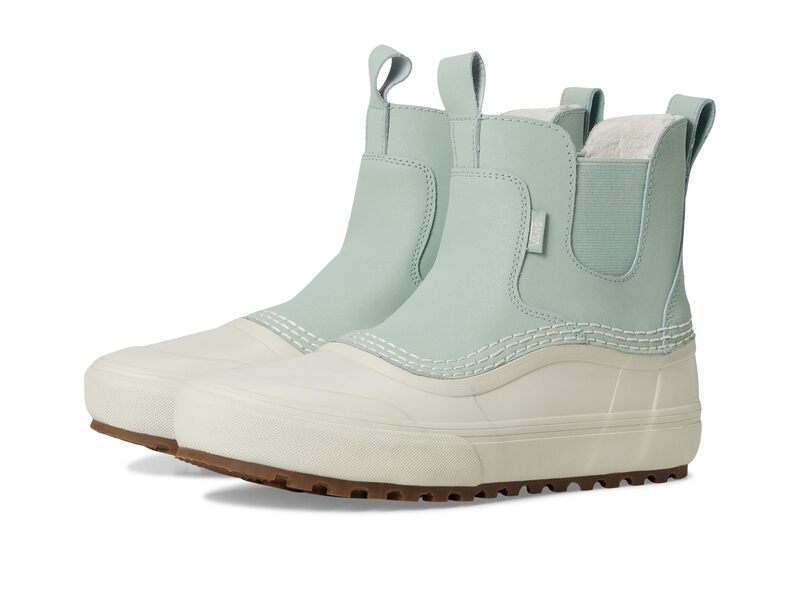 バンズ メンズ シューズ ブーツ・レインブーツ チェルシー Vans Mte Standard Mid Chelsea Waterproof 30th Anniversary Gray Olive グレー