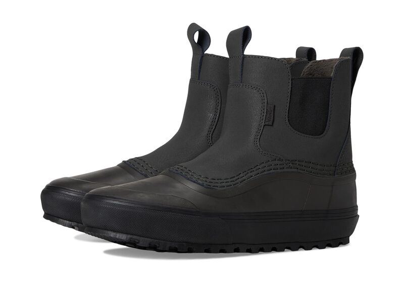 バンズ メンズ シューズ ブーツ・レインブーツ チェルシー Vans Mte Standard Mid Chelsea Waterproofaded Black ブラック 15,525円
