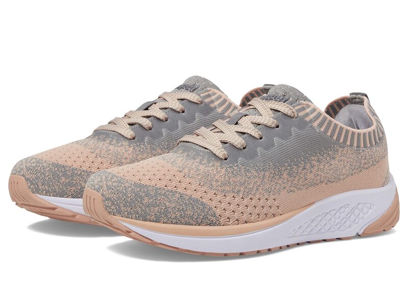 労働者階級愛玩動物 レディース シューズ スニーカー Propet EC-5 Grey/Peach 薄墨色