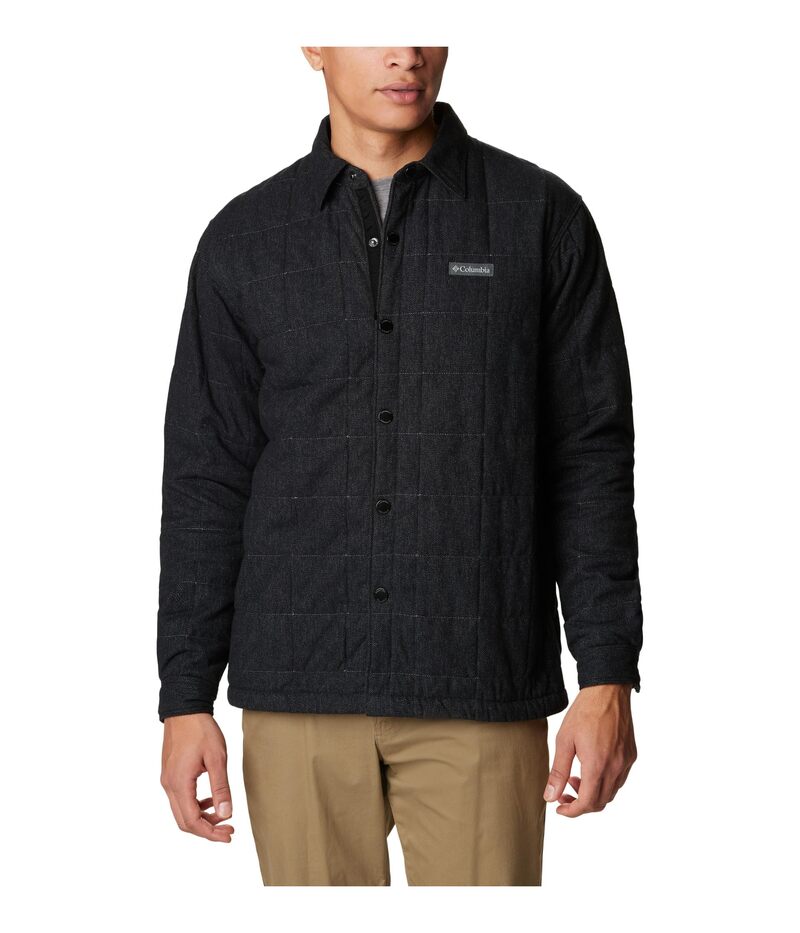 コロンビア メンズ トップス シャツ キルティング ジャケット Columbia Landroamer Quilted Shirt Jacket Black ブラック