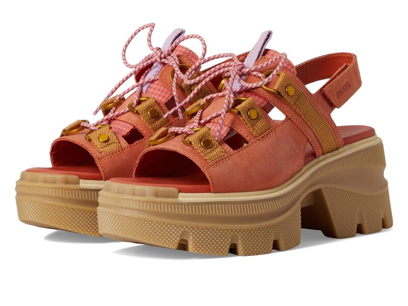 ソレル レディース シューズ ヒール プラットフォーム レース SOREL Rein CB Lace Platform Tuscan/Gum
