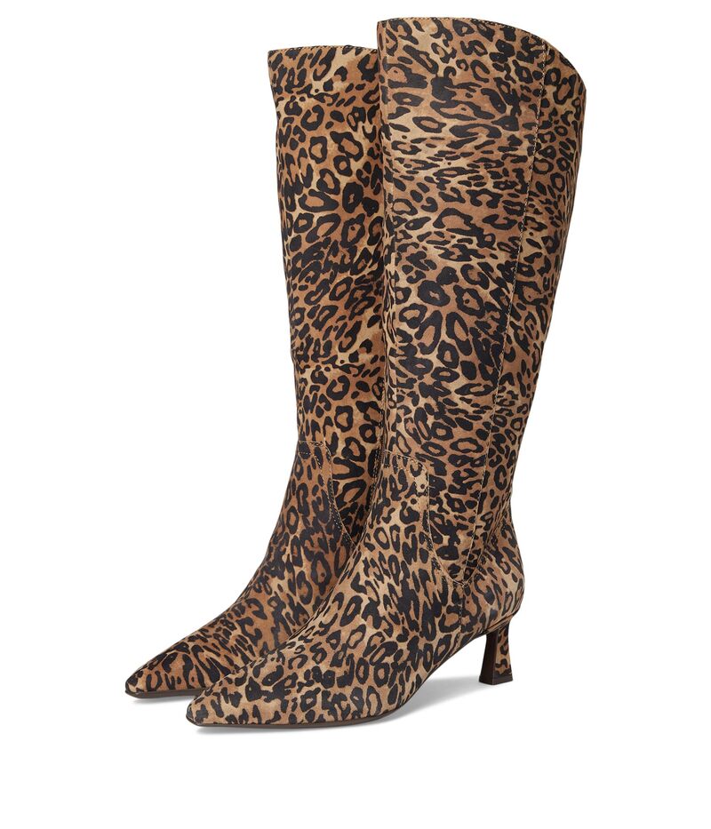 ナチュライザー レディース シューズ ブーツ・レインブーツ Naturalizer Deesha Wide Calf Knee High Boots Leopard Print Suede 毛の荒物 その他-靴-ブーツ