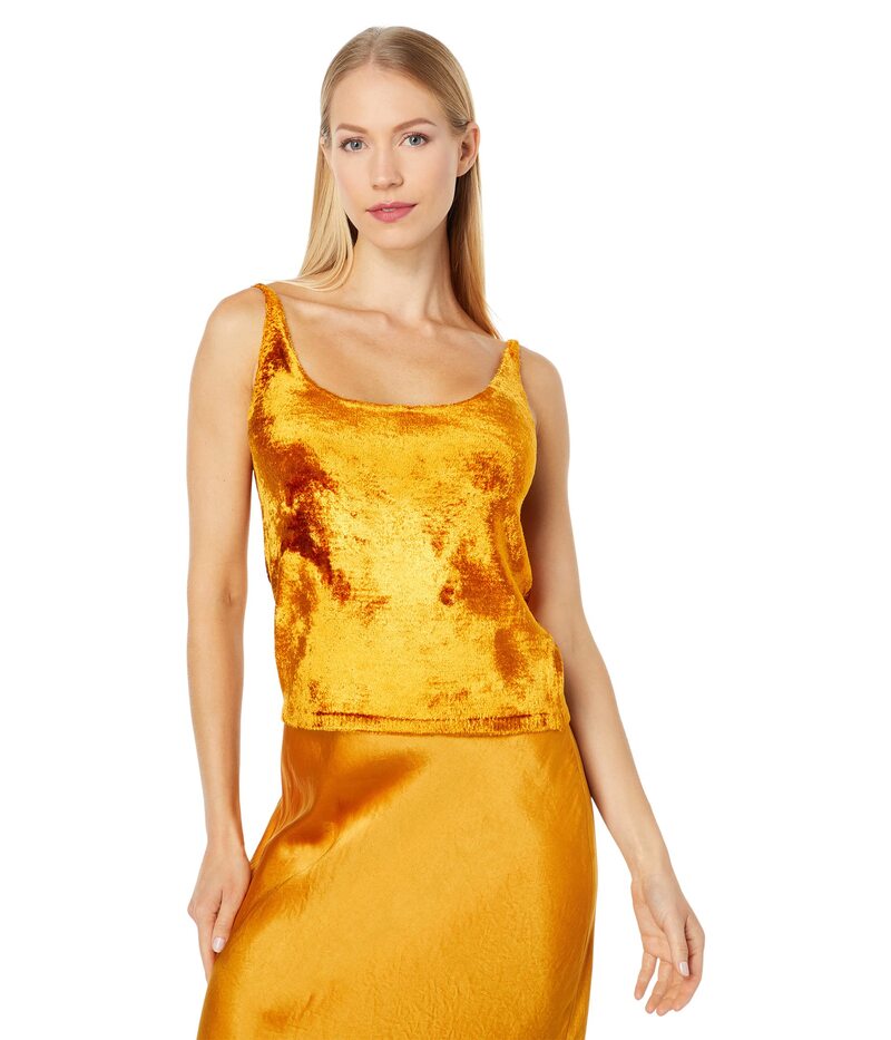 ヴィンス レディース トップス シャツ セーター Vince Panne Sweater Cami Gold Sap ゴールド｜ReVida 店