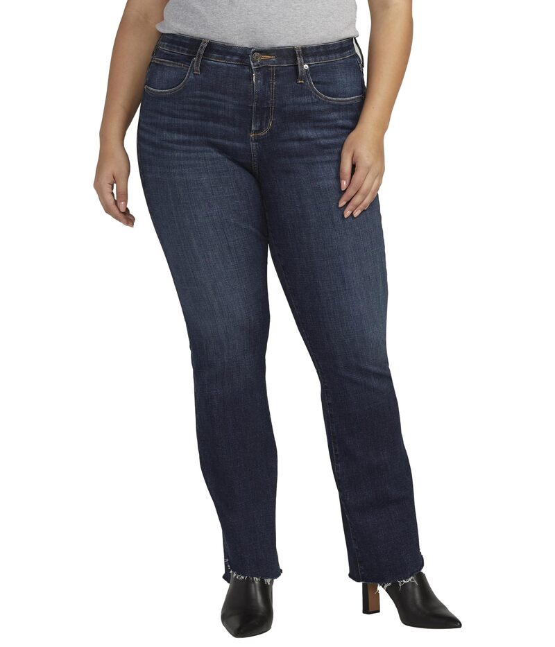 ジャグジーンズ レディース ボトムス デニムパンツ ブーツカット プラスサイズ ブーツ Jag Jeans Plusizeloise Mid-Rise Bootcut Jeans Brisk Blue ブルー