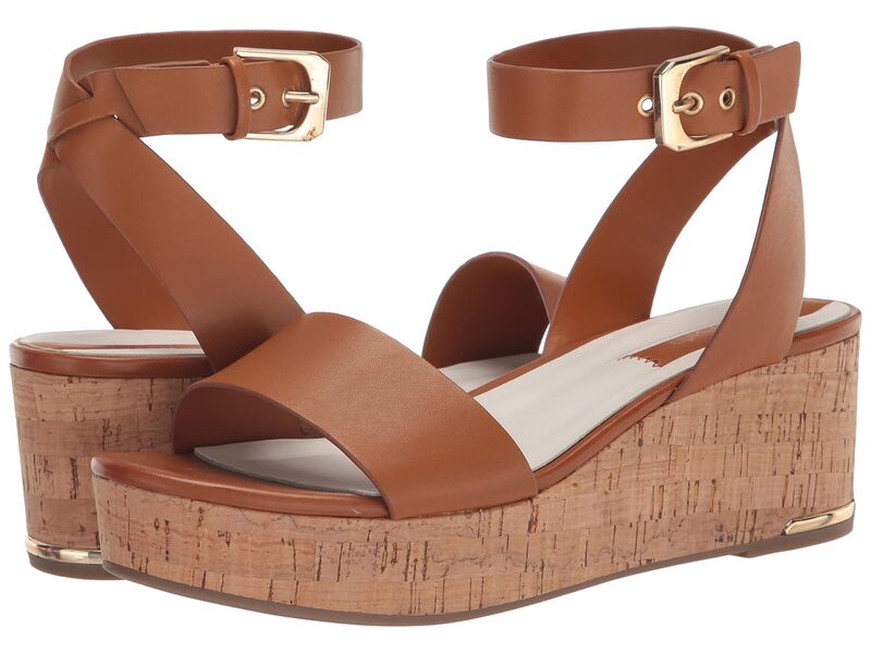 フランコサルト レディース シューズ 踵 プラットホーム サンダル Franco Sarto Presley Platform Wedge Sandals Tan Brown Leather 赤銅色