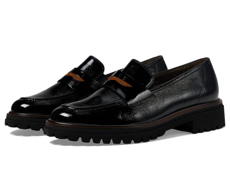ポール・グリーン レディース シューズ スリッポン・ローファー Paul Green Wellesley Loafer Black Toffee Combo ブラック｜ReVida 店