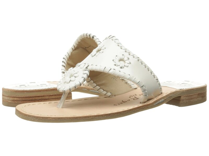 ジャックロジャース レディース シューズ サンダル Jack Rogers Jacks Flat Sandal White ホワイト