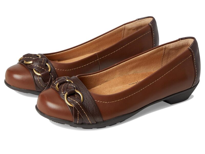 コンフォーティバ レディース シューズ サンダル Comfortiva Posie - Soft Spots Tobacco Silk Sheep Ionic