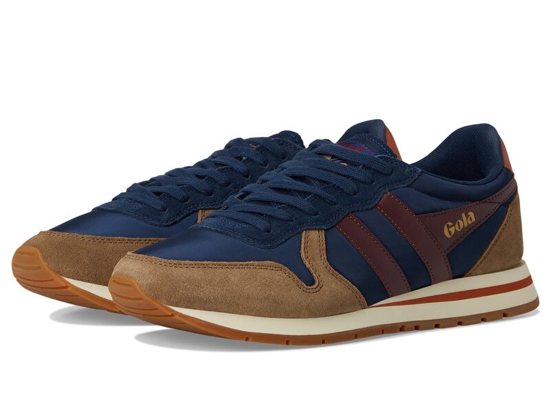 ゴラ メンズ シューズ スニーカー Gola Daytona Chute Navy/Tobacco/Burgundy ネイビー
