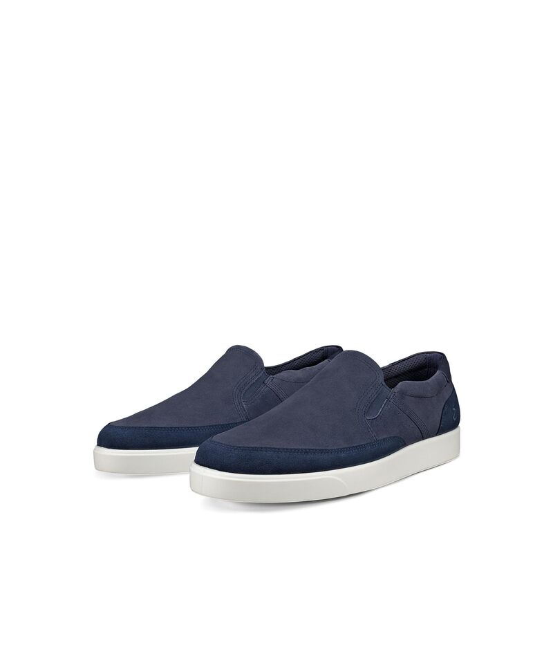 エコー メンズ シューズ スリッポン・ローファー ECCO Street Lite Slip On Marine/Marine/Night Sky