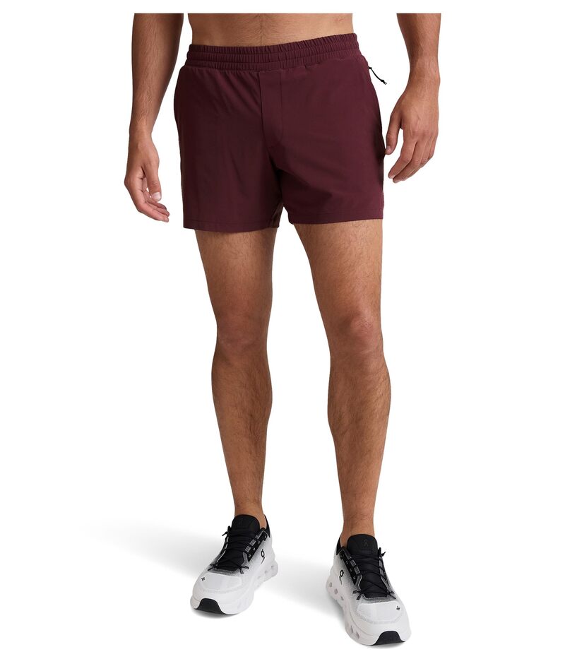 ビヨンドヨガ メンズ ボトムス ハーフパンツ・ショーツ ショートパンツ Beyond Yoga Short Run 5 Lined Shorts Deep Maroon マルーン