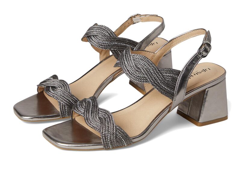 ライフストライド レディース シューズ ヒール LifeStride Charnelle Pewter Metallic ピューター