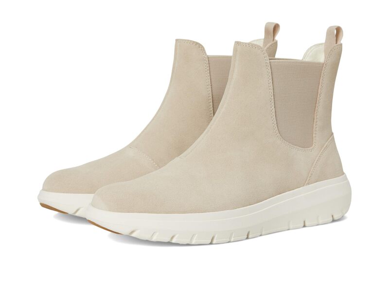 コールハーン レディース シューズ ブーツ・レインブーツ チェルシー Cole Haan Grand Raelyn Chelsea Waterproof Boots Light Sesame Suede/Ivory Waterproof アイボリー