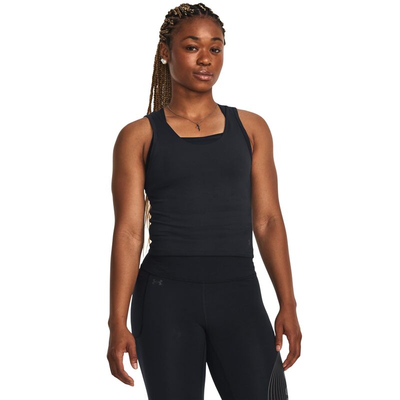 アンダーアーマー レディース トップス シャツ Under Armour Motion Tank Black/Jet Gray ブラック｜ReVida 店