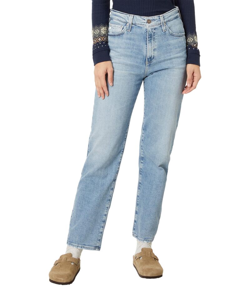 エージージーンズ レディース ボトムス デニムパンツ AG Jeans Rian High Rise Straight Jean in Eclipsed