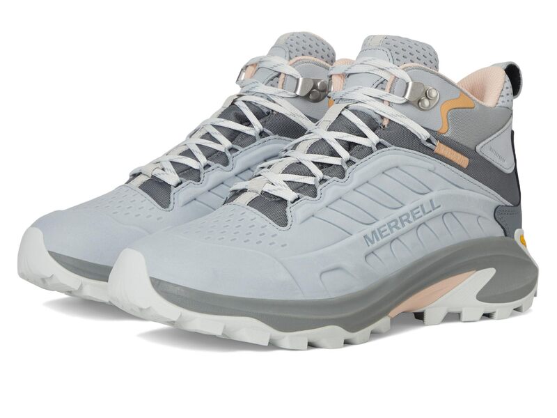 メレル レディース シューズ ブーツ・レインブーツ レザー Merrell Moab Speed 2 Leather Mid Waterproof Gale