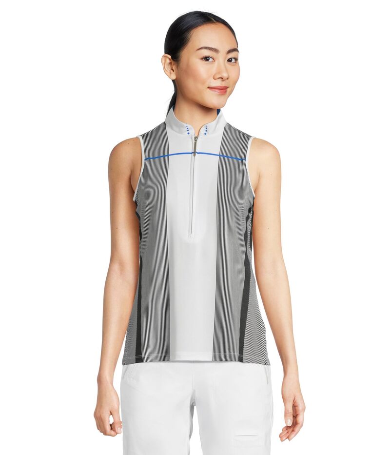 ジャイミーサドック レディース トップス シャツ ノースリーブ Jamie Sadock C'est La Vie Striped Sleeveless Top Electric Blue ブルー 8,564円