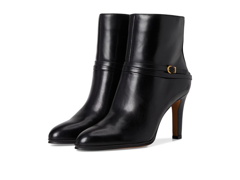 ヴィンスカムート レディース シューズ ブーツ・レインブーツ ヒール Vince Camuto Sybilla Double Strap Higheel Bootsie Black ブラック