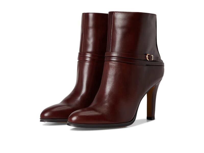 ヴィンスカムート レディース シューズ ブーツ・レインブーツ ヒール Vince Camuto Sybilla Double Strap Higheel Bootsie Rich Mahogany｜ReVida 店