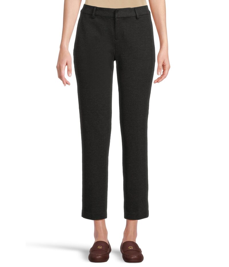 リヴァプール ロサンゼルス レディース ボトムス カジュアルパンツ ニット Liverpoolos Angeles Kelsey Slim Leg Trousers in Super Stretch Ponte Knit Heathered Charcoal チャコール