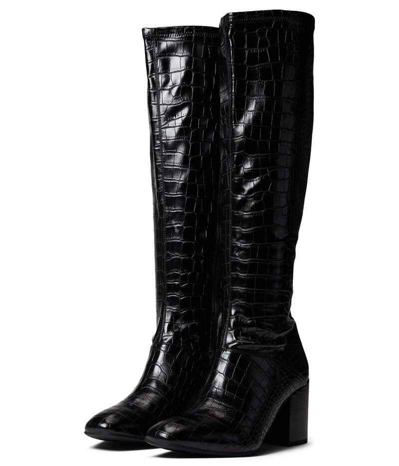 フランコサルト レディース シューズ ブーツ・レインブーツ Franco Sarto Tribute Black Croc 2 ブラック｜ReVida 店