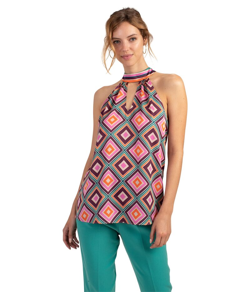 トリーナターク レディース トップス シャツ Trina Turk Amiable Top Multi マルチカラー