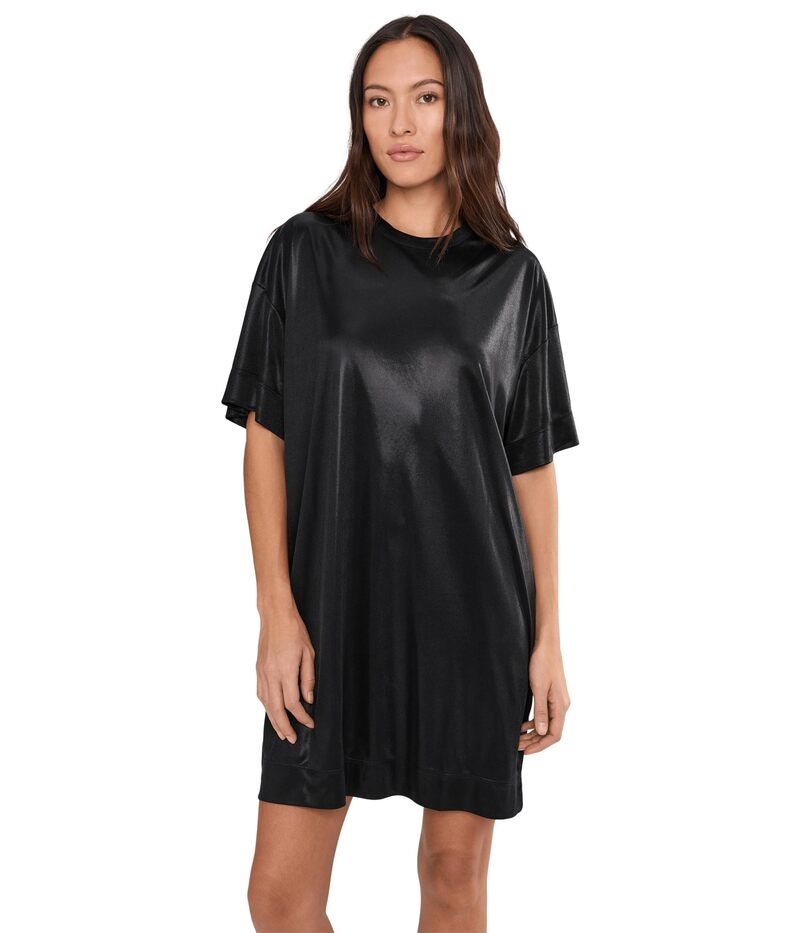 オールセインツ レディース トップス 衣装 プルオーバー AllSaintsparkle Tee Dress Black 黒いこと
