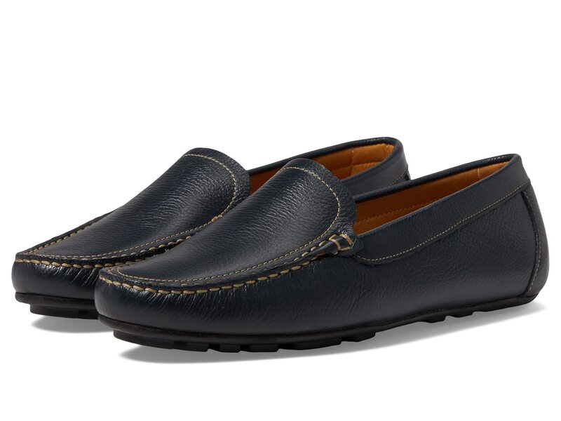 マークジョセフニューヨーク レディース シューズ スリッポン・ローファー Marc Joseph New York Ebey Lane Navy Grainy/Contrastitch ネイビー