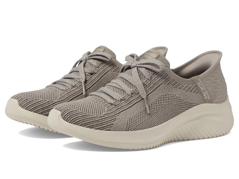スケッチャーズ レディース シューズ スニーカー SKECHERS Martha Stewart - Ultra Flex 3.0 - Day Light Hands Free Slip-Ins Taupe トープ