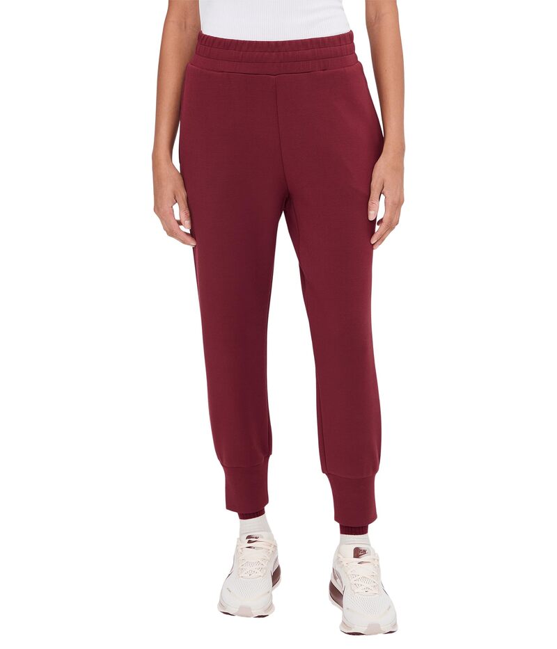 バーレイ レディース ボトムス カジュアルパンツ Varley The Slim Cuff Pants New Maroon マルーン