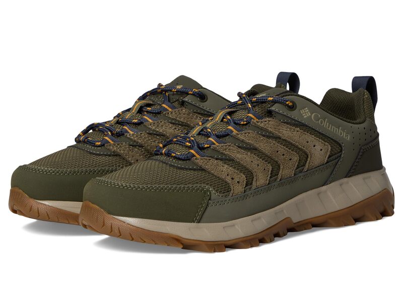 コロンビア レディース シューズ ブーツ・レインブーツ Columbia Strata Trailow Stone Green/Raw Honey グリーン