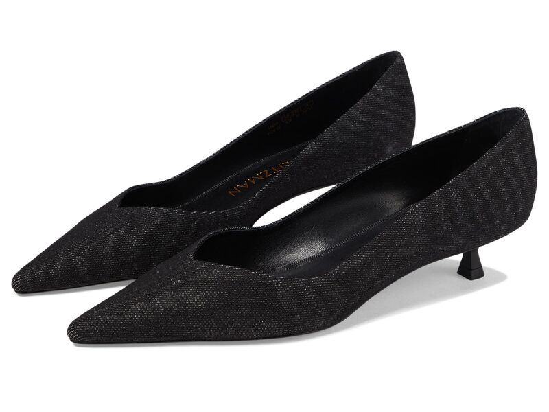 スチュアート ワイツマン レディース シューズ 踵 Stuart Weitzman Eva 35 Pump Black 黒いこと