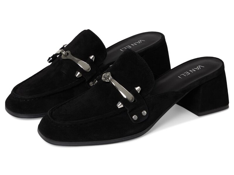 ベネリ レディース シューズ ヒール Vaneli Valen Black Suede ブラック｜ReVida 店