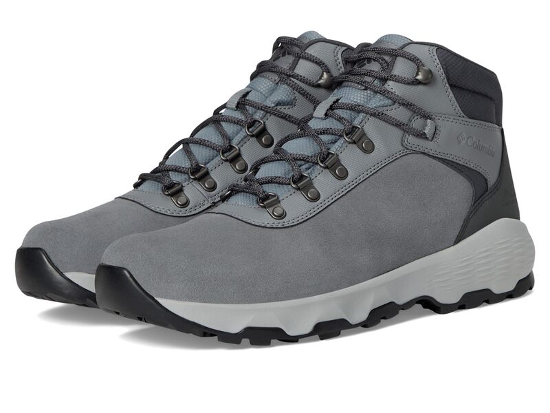 コロンビア メンズ シューズ ブーツ・レインブーツ Columbia Newton Wander Titanium Grey Steel/Dark Grey グレー｜ReVida 店