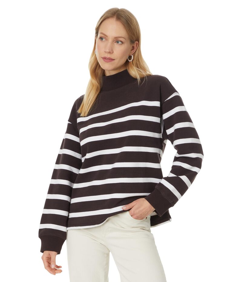 メイドウェル レディース アウター ニット・セーター モックネック Madewell Montenego Mock Neck Dark Carob|ReVida 店