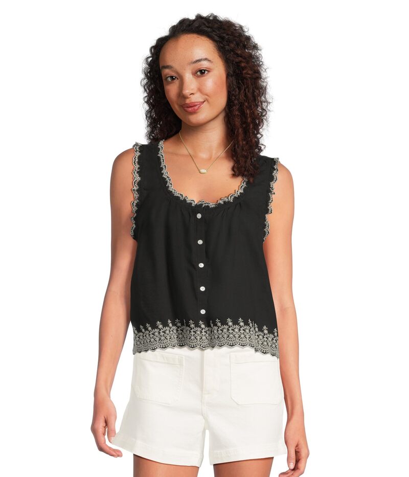 メイドウェル レディース トップス プルオーバー 綿織物 Madewell Jenny Top - Cotton Viscose Voile Festival Red 赤いこと