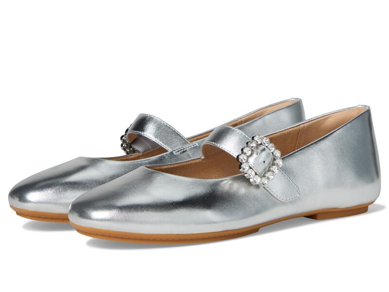 フィットフロップ レディース シューズ サンダル レザー FitFlop Delicato Crystal-buckleather Mary Janesilver シルバー 19,485円