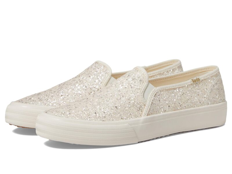 ケッズ レディース シューズ スニーカー Keds Double Decker Glitter Cream クリーム