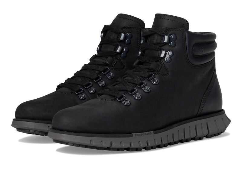 電話を掛けるハーン メンズ シューズ ブーツ・レインブーツ Cole Haan Zerogrand Remastered Hiking Boots Water Proof Black/Black/Pavement 黒いこと