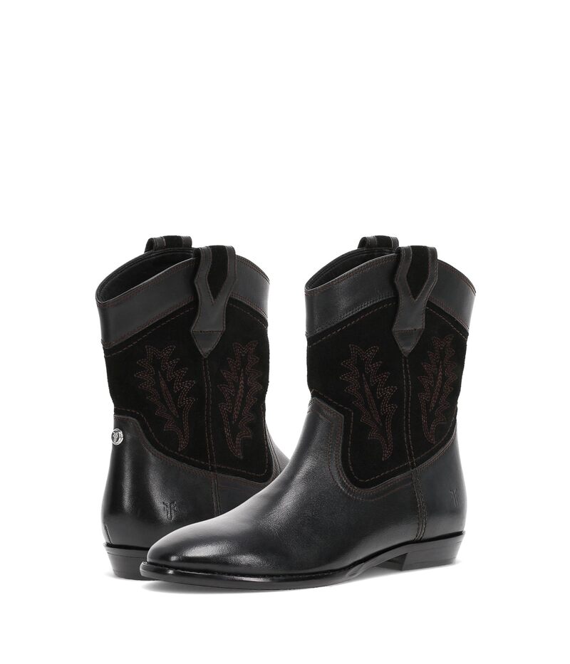 フライ レディース シューズ ブーツ・レインブーツ Frye Blair Western Deco Black ブラック