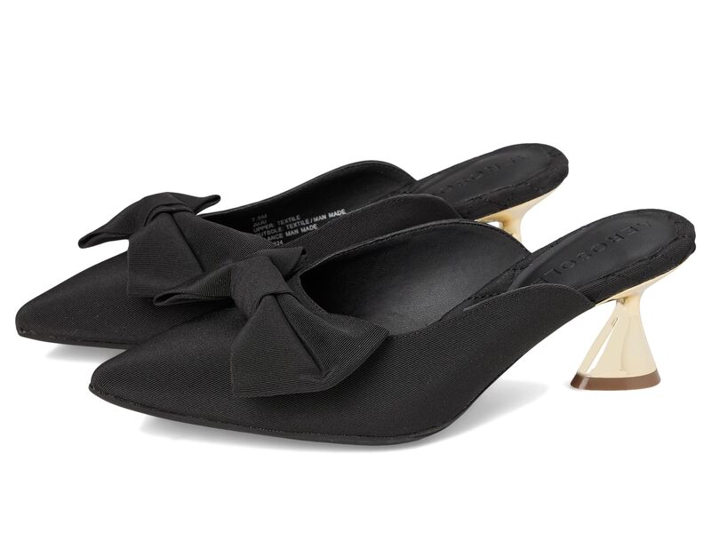 エアロソールズ レディース シューズ ヒール Aerosoles Juju Black Fabric ブラック｜ReVida 店