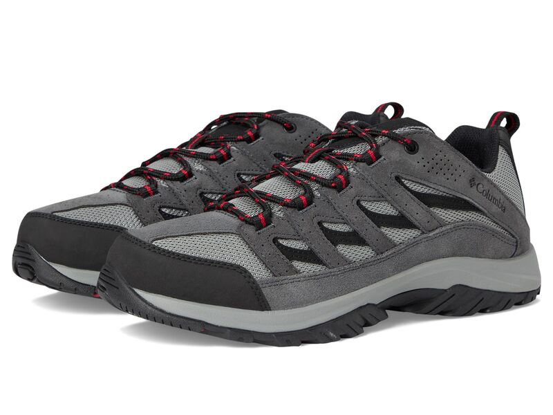 コロンビア メンズ シューズ スニーカー Columbia Crestwoodark Grey/Mountain Red グレー