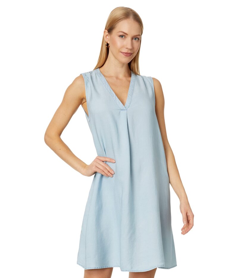 ヴィンスカムート レディース トップス ワンピース Vネック ノースリーブ Vince Camuto V-Neck Sleeveless Dress Arctic Surf