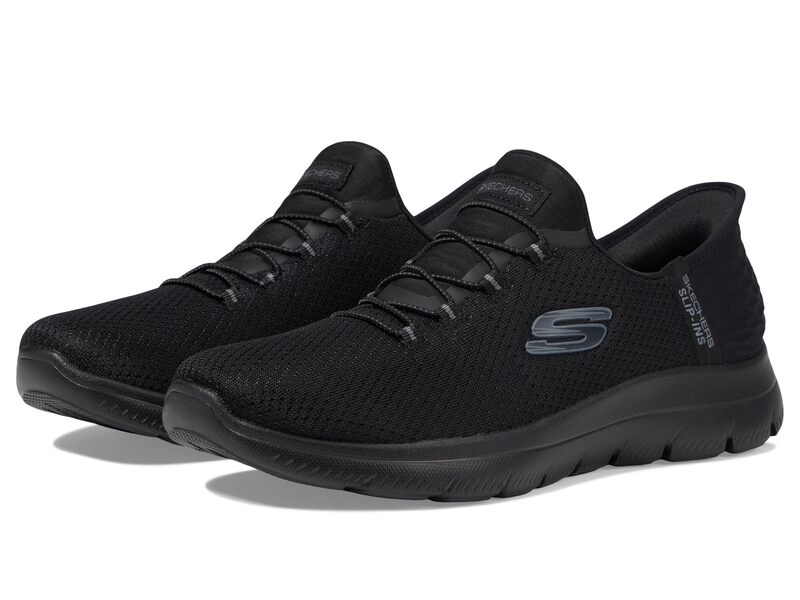 スケッチャーズ レディース シューズ スニーカー SKECHERS Hands Free Slip-Insummits Girls Night Black ブラック