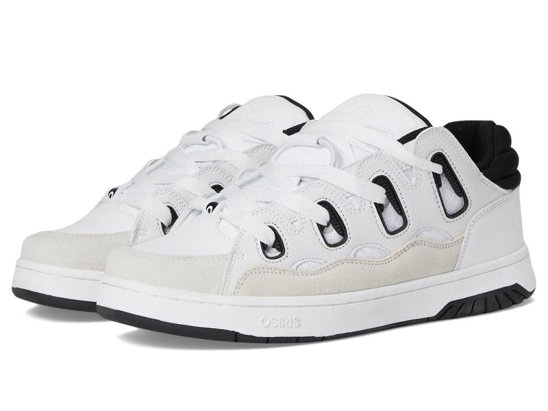 オサイラス メンズ シューズ スニーカー Osiris D3 S White/Black/White ホワイト